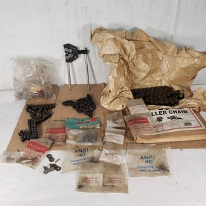 Daido Roller Chains and Accessories including ANSI 40 Roller Chain, Connecting Links, and Chain Breaker Tool