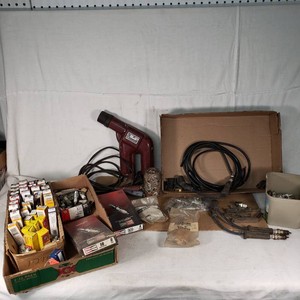 Sun Electric Corporation Power Timing Light Model 45 and Assorted Spark Plugs and Accessories