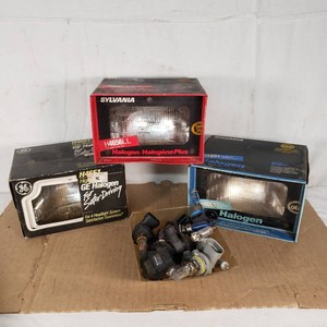 GE and Sylvania H4651 and H4656 Halogen Headlights and Assorted Bulbs