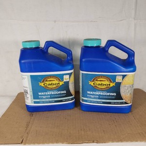 Cabot Crystal Clear Waterproofing Gallon Containers