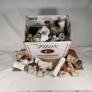 Lot of PVC Plumbing Fittings