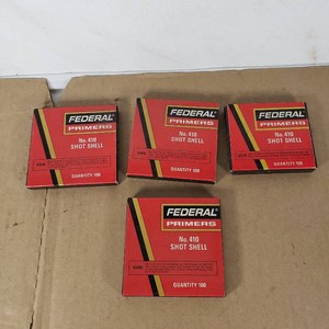 Federal Primers No. 410 Shot Shell Ammunition Lot