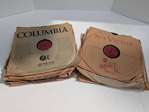 RCA Victor & Columbia 78 RPM Shellac Classical Vocal Record Lot