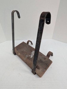 Vintage Extension Ladder Hook-On Shelf For Paint Paint HolderShelf