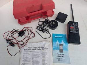 Midland Ready Rescue II 77-911A Handheld CB Radio w Case Manual Accessories