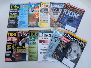 Discover Magazine Back Issue Lot 2016-2018 Science for the Curious