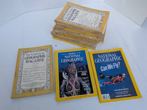 National Geographic Magazine Mixed Vintage Issue Lot 1921-2011