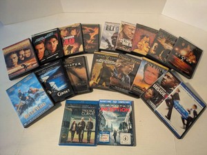 Assorted DVD & Blu-ray Movie Lot Action Drama Thriller Titles