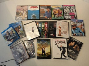 Classic Movie DVD & Blu-ray Lot Jaws Mary Poppins Pretty in Pink