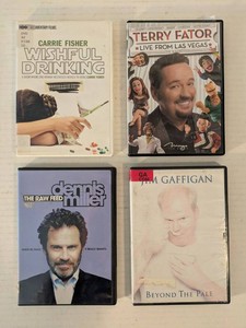 Comedy Performance DVD Lot Carrie Fisher Terry Fator Dennis Miller