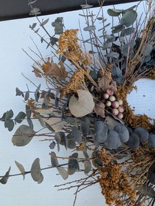Rustic Twig Eucalyptus Berry Floral Wreath Farmhouse Decor Approx 24in