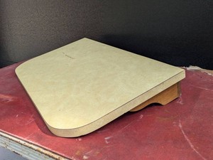 Vintage Mid Century Wall Display Shelf Laminate Top Wood 28in