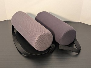 Vive Neck & Lumbar Support Pillows Mesh Adjustable Strap Set