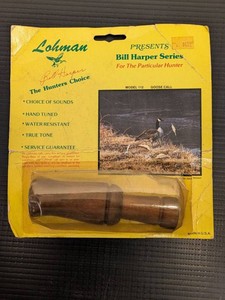 Lohman Bill Harper Model 112 Goose Call Walnut Cherry New Old Stock