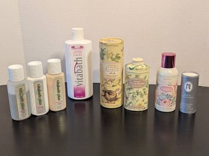 Vintage Toiletries Lot Vitabath Country Diary Crabtree Jessica McClintock