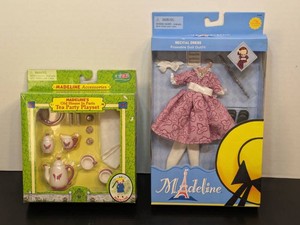 Madeline Tea Party Playset & Recital Dress Doll Outfit Boxed