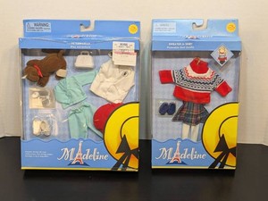 Madeline Learning Curve Poseable Doll Outfit & Veterinarian NOS Set