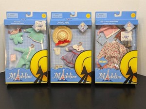 Set of 3 Madeline Poseable Doll Outfit Sets NOS Learning Curve