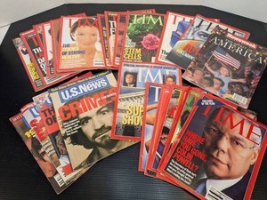 Time Magazine Back Issue Lot 2000-2001 Newsweek U.S. News Included
