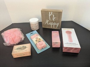 Beauty Spa Gift Lot Solawave Majestic Pure Soap Decor Box Pink