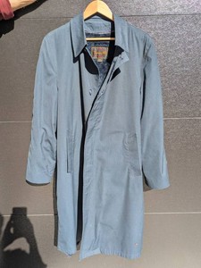 Botany 500 Mens Faux Fur Lined Raincoat Topcoat 42 Long See Photos