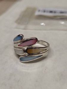 Sterling Silver Mother of Pearl Ring