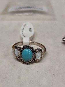 Sterling Silver Turquoise Ring Size 9