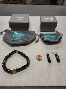 Jay King Mine Finds Beaded Bracelet & Drop Earrings Set w Boxes
