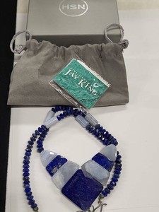 Mines Finds by Jay King Lapis Lazuli Blue Stone Statement Necklace