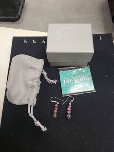 Jay King Mine Finds Sterling Silver Faceted Gemstone Dangle Earrings