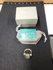 Jay King Mine Finds Sterling Silver Gemstone Ring Size 10.5 w Box