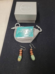 Jay King Mine Finds Sterling Silver Beaded Dangle Earrings Pair