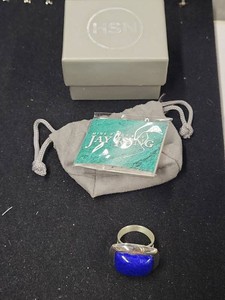 Jay King DTR Sterling Silver Lapis Lazuli Ring HSN Size 10.5