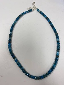 Jay King Mine Finds Blue Gemstone Bead Necklace Sterling Silver Original Box