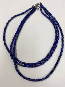Jay King Lapis Lazuli Multi Strand Necklace Sterling Silver w Box