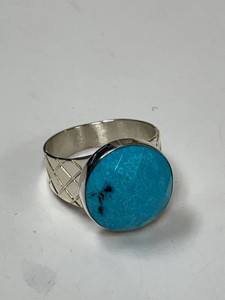 Jay King Sterling Silver Turquoise Statement Ring with Original Box