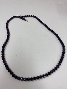 Jay King Mine Finds Amethyst Bead Necklace & Earring Set Sterling w Box