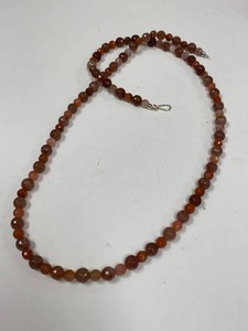 Jay King Sterling Silver Gemstone Bead Necklace Earring Set With Box