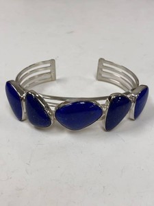 Jay King Mine Finds Sterling Silver Lapis Cuff Bracelet w Original Box