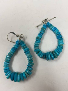 Jay King Mine Finds Sterling Turquoise Teardrop Earrings HSN Box