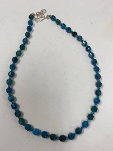 Jay King Blue Gemstone Beaded Necklace Sterling Silver w Box