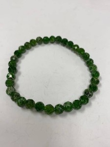 Jay King Mine Finds Stretch Bracelet Faceted Green Gemstone Sterling