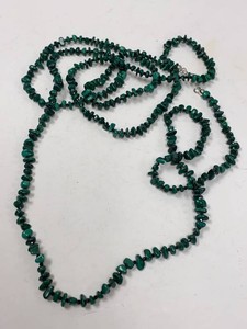 Jay King Mine Finds Malachite Chip Necklace Sterling w Original Box