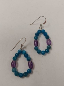 Jay King Mine Finds Sterling Silver Bead Dangle Earrings w Box