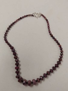 Jay King Sterling Silver Pink Gemstone Bead Necklace With Extender