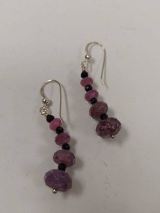 Jay King Mine Finds Sterling Silver Gemstone Dangle Earrings with Box