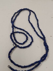 Jay King Lapis Lazuli Long Bead Necklace With HSN Box and Card