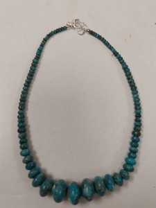 Jay King Mine Finds Turquoise Necklace Sterling Silver w HSN Box