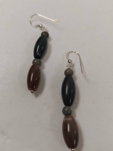 Jay King Mine Finds Sterling Silver Multistone Dangle Earrings