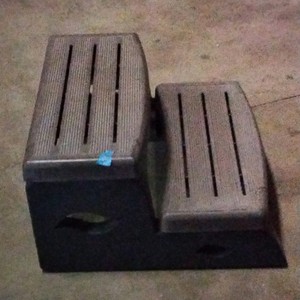 brown steps